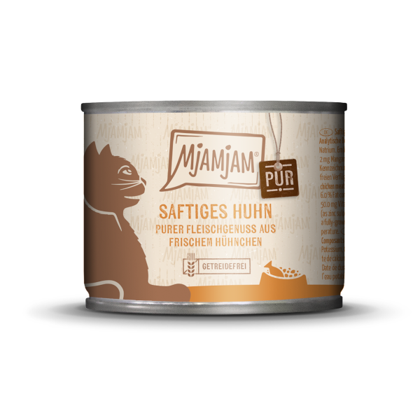 Mjamjam Katze saftiges Hühnchen pur - 3